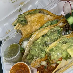 Al pastor 3 street tacos