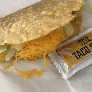 Ground beef taco $2.64