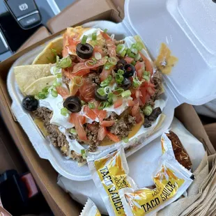 Small Beef Super Nachos