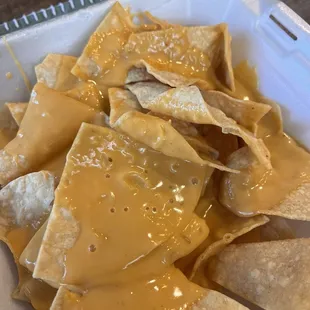 nachos. need more cheese tho