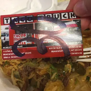 Order number and Truck information