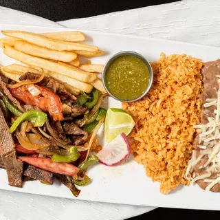 Asada Fajitas Plate