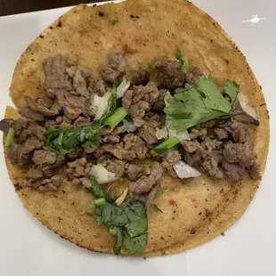 Skimpy with the cilantro and onion
