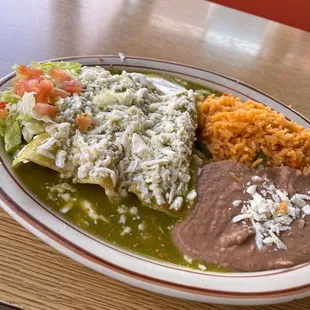 Plato De Enchiladas