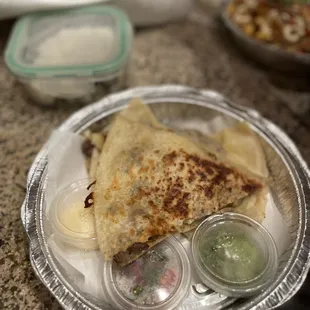 Carne asada quesadilla