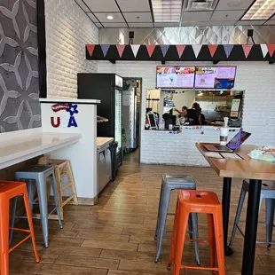 the interior of a restaurant