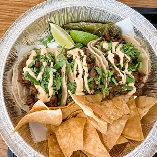 Steak tacos