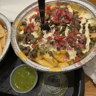 nachos, food