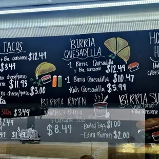 Menu Board