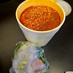 Birria Ramen w/Limes