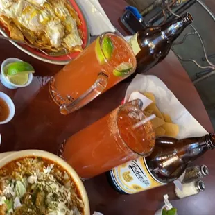 Micheladas ,chilaquiles &amp;pozole !
