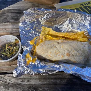 Egg POTATO CHORIZO EGG CHEESE taco