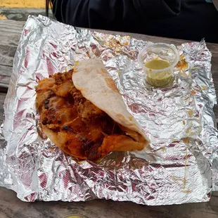 Chorizo and potatoe Taco