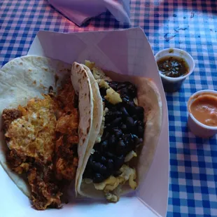 Chorizo and Egg Taco