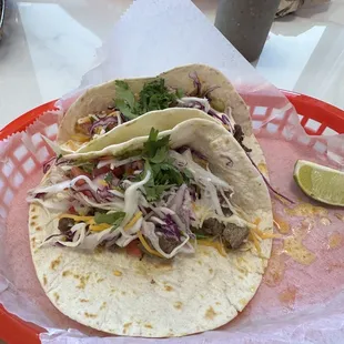 Steak taco