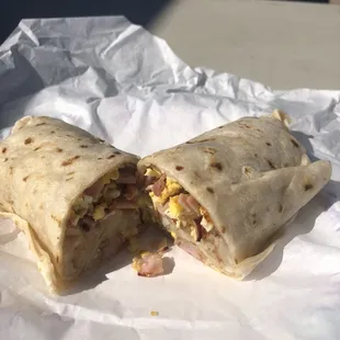 Breakfast Burritos $4.50