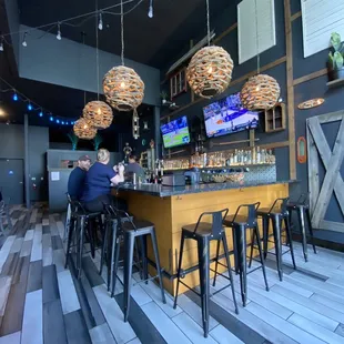 a man sitting at a bar