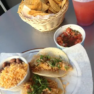 *Kid's Chicken, Rice & Beans Burrito