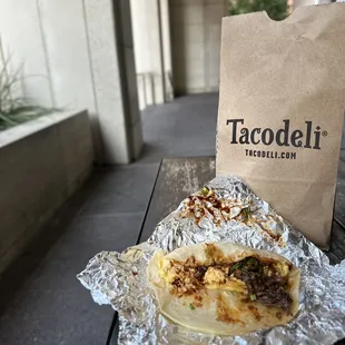 Chorizo, Egg &amp; Cheese Taco
