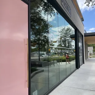 Easy to find!! Look for the pink door!