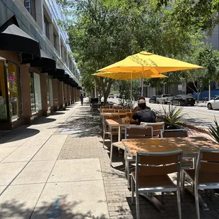 outside, crepes