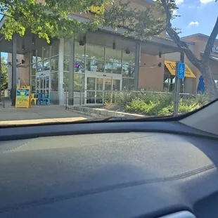 outside