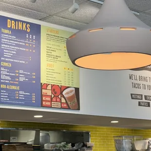 Drink menu