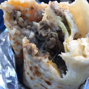 Carne Asada burrrito! Tasty!