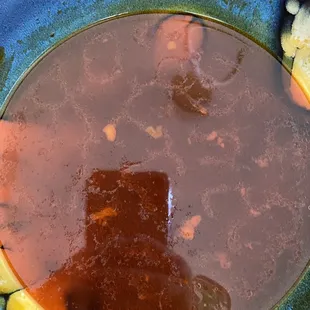 Consommé to dip your tacos.