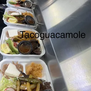 Plato's de carne azada