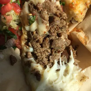 The quesadilla was incredible. The Asada was tender and delicious and the cheese was so good. I like cheese.