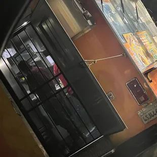 a taco truck parked on the side of the road