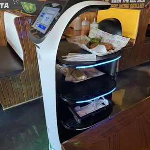 Good delivered by robot!