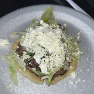 Asada Sope without any sauces