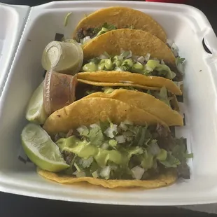 Carne asada tacos