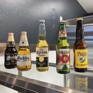 They have cold beer here.