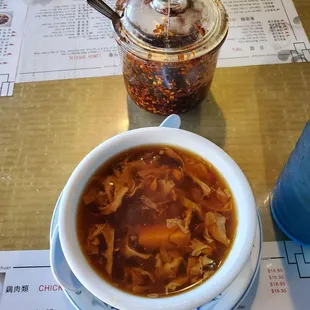 Cup of Hot and Sour Soup