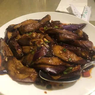 Eggplant with Hot Garlic Sauce