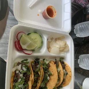 Mini tacos Asada