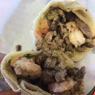 Surf and Turf Burrito