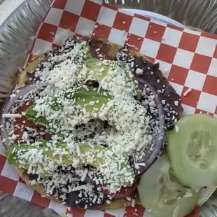 Vegetarian tostada