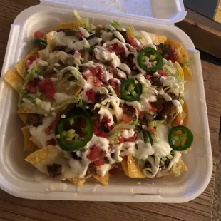 Beautiful steak nachos!