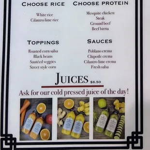 oysters and mussels, menu