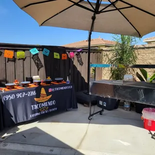 A great setup for the great tacos!!