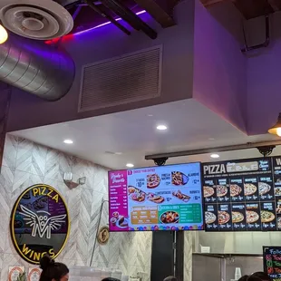 Menu as of October 2024