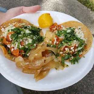 Tacos de chicharrones