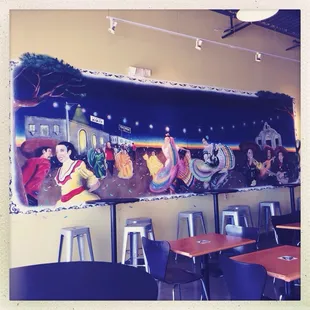 Awesome new mural. Nod to its predecessor b.b.bop!