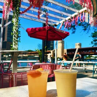 Paloma and pina colada