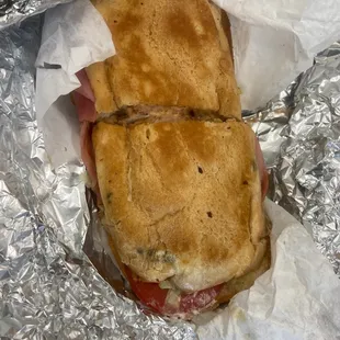 Didn't get to eat the food I paid for because they gave me rancid bread