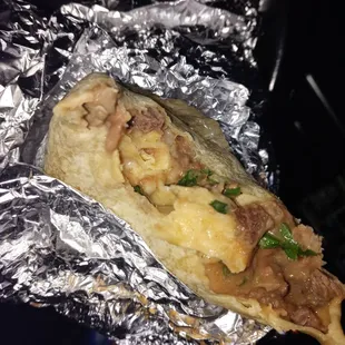 Carne asada burrito
